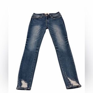 BKE STELLA MID-RISE SLIM FIT ANKLE JEAN DISTRESSED SIZE 26